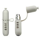 Abacad アトマイザ- 香水 スプレーボトル 携帯用 香水噴霧器 ポータブル 香水スプレー ワンタッチ補充 機内持ち込み可能 透明 噴霧器 香水用 霧吹き 5ml 旅行 通勤 出張 (グレー)