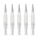 ツイストペン 5ml 透明 詰め替え容器 空のネイルオイルペン 5本セット メイク容器 多機能 ファンデーション ネイルオイル コンテナ ブラシヘッド付き 小分...