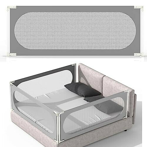 ベビー フェンス ベッド ガード 赤ちゃん ポータブル 折畳み SeseYii (140cm 1枚, グレー) 新しいアップグレードされたベッドガードレール:99%のベッドに適しています。ベッドガードレール全体の高さは27インチで、赤ちゃんがベッドから出ないように確保されています。ベースの高さは28段階で、0から13インチまで調整でき、さまざまな種類のベッドに取り付けることができます。注意:1パッケージにつき1つの側のレールしか含まれていません。安定性を向上させるために、3つの側を購入することをお勧めします。 安全で便利:ベッドサイドガードレールの各側に生バックルが付いています。ベッドから簡単に出入りするか、ベッドで赤ちゃんを保持するために、どちらかの側を下げるだけです。また、Y字型のベルトとナイロンストラップをプレゼントし、ガードレールとガードレールとベッドとの間での使用をサポートし、安定性を向上させます。ベッドのそばに長時間座る必要がある場合、ガードレールはベッドサイドに完全に下げて、不快感を避けることができます。 プレミアムで無害な素材:100%無害な素材から作られています。強力なスチールフレーム、高品質のリネン、通気性のあるメッシュパディング、耐摩耗性があり、触り心地が快適で破れにくく、交換とクリーニングが簡単です。フタル酸フリーで、赤ちゃんを完全に保護できます。 簡単に取り付け、簡単に操作:詳細な説明書に従い、工具は不要で簡単に取り付けることができます。操作も簡単で、幼児用ベッドレールを引き上げてアンカーに簡単に取り付けることができます。ボタンを回して幼児用ベッドレールをマットレスの間に隠すことができます。 シンプルで可愛らしい外観:新しくアップグレードされたエルクのパターンは、子供っぽさにあふれ、長くて高いデザインは赤ちゃんに甘い夢を創り出します。ユニークなカートゥーンのイメージは赤ちゃんの注意を引きやすく、1歳から5歳の子供にお勧めです。 説明 新しいアップグレードされたベッドガードレール:99%のベッドに適しています。ベッドガードレール全体の高さは27インチで、赤ちゃんがベッドから出ないように確保されています。ベースの高さは28段階で、0から13インチまで調整でき、さまざまな種類のベッドに取り付けることができます。注意:1パッケージにつき1つの側のレールしか含まれていません。安定性を向上させるために、3つの側を購入することをお勧めします。 商品コード58068750908商品名ベビー フェンス ベッド ガード 赤ちゃん ポータブル 折畳み SeseYii (140cm 1枚, グレー)型番AMZ-BR-USサイズ140cm 1枚カラーグレー※他モールでも併売しているため、タイミングによって在庫切れの可能性がございます。その際は、別途ご連絡させていただきます。※他モールでも併売しているため、タイミングによって在庫切れの可能性がございます。その際は、別途ご連絡させていただきます。