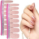 INCOCO インココ ネイルシール 貼るだけ マニキュア 硬化不要 ピンク クォーツ Pink Quartz ピンクラメ ハンド&フット兼用 速乾 ペディキュ...
