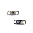 ICEDIAMOND Hip Hop Jewelry Charm Shoelace Buckle, 2Pcs Iced Out Lab Diamond AF1 ...