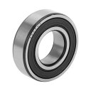 ACROPIX 6003VV ディープグルーブボールベアリング P6 17x35x10mm 潤滑ベアリング ダブルラバーシール ブラック シルバートーン スクーター スケートボード ホイール