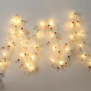 Unikato メッキモール クリスマス モール ガーランド 5m 電池式 LED ストリングライト クリスマスツリー飾り キラキラモール クリスマス飾り 装飾籐 クリスマスパーティー (雪だるま 暖かい