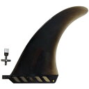 saruSURF センターフィン Safety Flex Soft (ソフトフレックス)8" for ロングボード/SUP/airSUP - Black