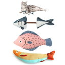PAKESI 猫のおもちゃ 魚の形をした噛むおもちゃ ぬいぐるみ 猫の噛む棒 イヌハッカ 猫のからかい棒 インタラクティブなおもちゃ 噛むおもちゃ 歯の研磨と掃除 耐摩耗性と耐噛み性 安全
