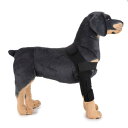 VanderHOME 犬用リハビリ ペット用ケア用品 関節プロテクター 犬用サポーター ペット用 膝サポーター 骨折治療 術後ウェア 傷舐め防止 老犬介護 怪我防止 簡単脱着 調節可能 術後補助 ブラ