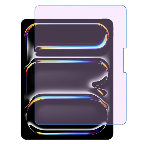 ブルーライトカットiPad Pro 11インチ M5/M4 (2025/2024) 液晶保護 フィルム iPad Pro 11(M5/M4)強化ガラスフィルム ...