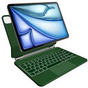 マジックキーボード HOU iPad キーボードは iPad Air6 (M2) 11インチ /iPad 第5世代/第4世代10.9インチ(2022/2020)とiPad Pro 11 キーボード付きケース に対応し、7色のバックライト、磁気吸着、多点