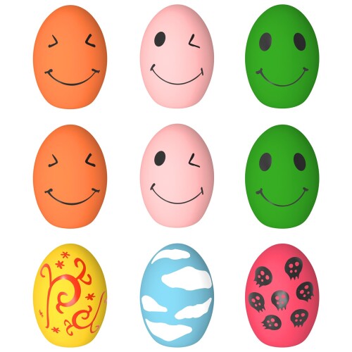 KrauzPet 犬 おもちゃ ボール 音が鳴る 噛む たまごちゃん 犬 玩具 小型犬・超小型犬・子犬に適用 犬のおもちゃ