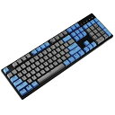 DURGODメカニカルゲーミングキーボードチェリーMXブルースイッチUSB Cインターフェース104キー(アンチゴースティング)ゲーマー(スペースグレー)