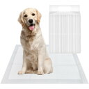 (ZHOMA) 100個 ペットシーツ 超吸収性の犬用おしっこトレーニングパッド 防水?漏れ防止?速乾性使い捨てペットパッド 犬 子犬 猫のトイレコントロール 失禁用アンダーパッド -ホワイト(45(4)