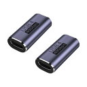 SZSL USB 変換アダプター タイプc 変換アダプタ 2個セットタイプ USB-C Type C 延長コネクタ U SB4メス 延長コード 2個セット 中継器の両端はtype-c to type-c線の使用のみをサポートしている