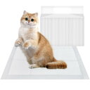 (ZHOMA) 100個 ペットシーツ 超吸収性の犬用おしっこトレーニングパッド 防水?漏れ防止?速乾性使い捨てペットパッド 犬 子犬 猫のトイレコントロール 失禁用アンダーパッド -ホワイト(33