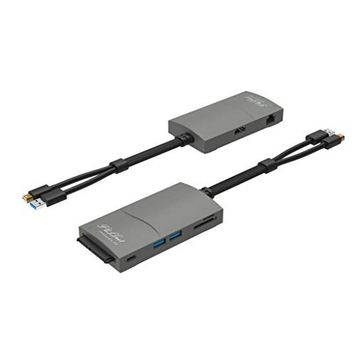 フルネット Surface ProシリーズおよびminiDPとUSB 3.0インターフェースのあるデバイス用USBハブ、特徴: イーサネット、HDMIアダプター、USB 3.0ハブ、SD/TFカードリーダー、0.3m（1フィート）のケ