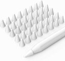 BEAUDOM 40個 Apple Pencil ペン先 シリコンカバー Apple Pencil 第2世代, Apple Pencil第1世代とApple Pencil(USB-C)対応 (40個の白)