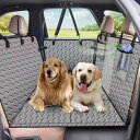 Xevera ペットドライブシート 安定快適 犬シートベルト付き 犬 車 シート 全車種 防水 傷つきにくい 犬用カーシート 取付簡単 可視メッシュ窓 車ペット...