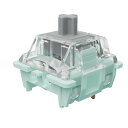 kutethy Gateron Jade 3.0 ダブルステージスプリングシルバースイッチ 3ピン 45gf リニア/プレルーブ メカニカルキーボード用(シルバー、90個)