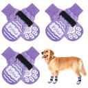 BINGPET 犬 靴下 犬用 滑り止め 6個セット ペット 肉球保護 足舐め防止 犬用靴下 マジックテープ付き 柔らかい 脱げにくい おしゃれ かわいい ペッ...