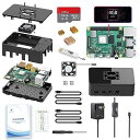 TRASKIT Raspberry Pi 4B Kit/Raspberry Pi 4 /ラズベリーパイ4B 4GB RAM/MicroSDカード32GB NOOBSプリインストール/専用ブラックケース/ 5V/3A電源 PSE認証/MicroHDMI-to-HDMIケーブルライン/ヒートシンク/静音冷却(2)