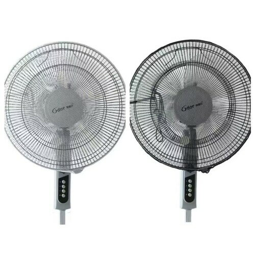 扇風機カバー 2枚組 扇風機安全カバー 裏までかかる ドローストリング ホコリ ガード メッシュ 子供 指はさみ防止 家庭用