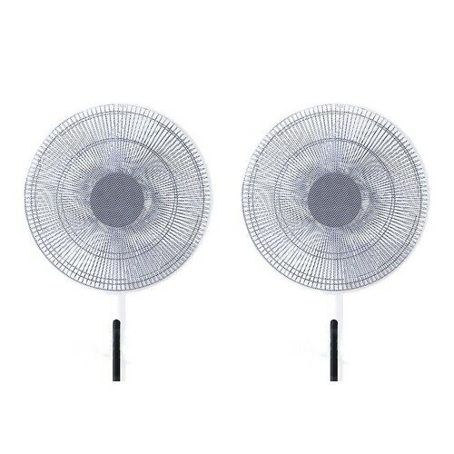 ファンカバー2個セットゴムひも設計直径40-45 cm防塵子供と赤ちゃんの指挟み防止に適している繰り返し..