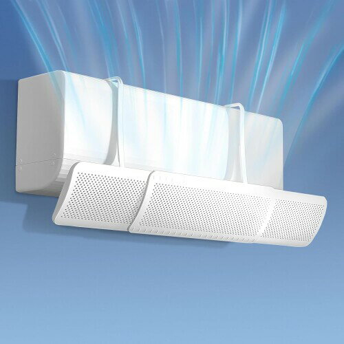 エアコン風よけカバー エアコン 風除け 風向き上下180°調整 エアコン風よけ 直撃風防止 壁掛け式 伸縮自在 エアコンカバー 空気循環 節電 省エネ 取り付け簡単 3秒だけ組み立て完了 冷