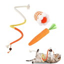 猫 玩具 紐 切れない 猫 おもちゃ 歯磨き 猫ロープおもちゃ にんじんおもちゃ 運動不足とストレス解消 猫遊び 道具 イヌハッカおもちゃ 室内 屋外遊び向け ...