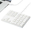 Levieny テンキー 有線 薄型 34キー テンキーボード Tabキー付き テンキー usb ミニキーボード 外部 PC/Laptopなどに対応 多機能ナンバーパッド (ホワイト)(2)