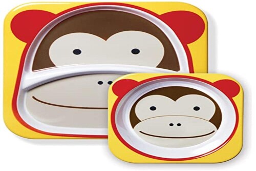 SKIP HOP アニマル・プレート&ボウルセットモンキー FDSH252202