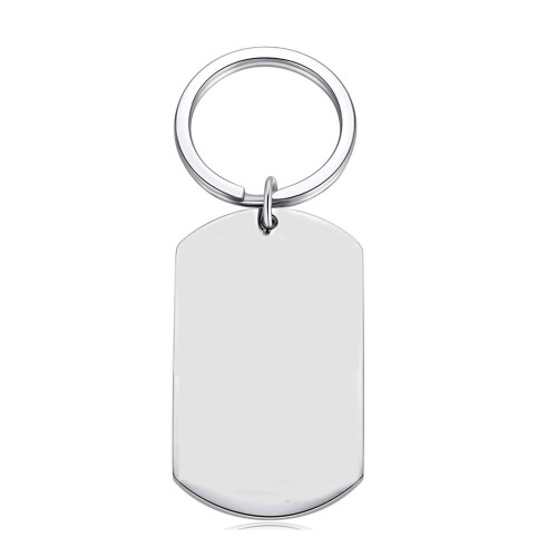 NASSIA 20枚 ネームタグ アルミ札 DIY 名入れ 名札 ペット 無地 刻印用 犬 猫 ペット 迷子防止 (シルバー)