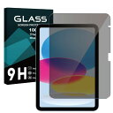 Eguoer 対応 iPad 10世代 (2022モデル) / 11世代 2025 フィルム 覗き見防止 iPad第10世代 2022 10.9インチ ガラスフィルム 2022 iPad第10世代 保護フィルム 強化ガラス 液晶保護フィルム 硬度9H 耐衝撃 飛