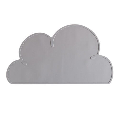 NASSIA ペット食事マット フィーディングマット 防水滑り止め 抗菌 犬用 猫用 フィーディングマット ペットマット (グレー, 47.7*26.5cm)