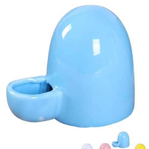 ozgram 給水器 陶器製 置き型 水飲み器 給水タンク 給水ボトル 小動物 小鳥 インコ ハリネズミ ハムスター ジャンガリアン…