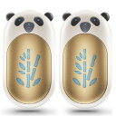 充電式カイロ 3秒急速発熱 3階段温度調節 電気カイロ 大容量 6000mAh 14時間連続発熱可能 小型 超軽量 持ち運びやすい 急速充電 旅行 出張 プレゼント用 クリスマスプレゼント (Yellow)