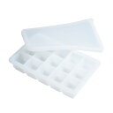 Kalar 冷凍小分け 離乳食保存容器 フリージング 製氷皿 調理用品 ベビーフード アイストレー 15ブロック (透明色)