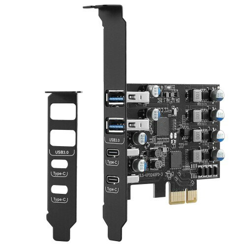 Farboko PCIe USBカード、25W 電力供給、4ポート拡張