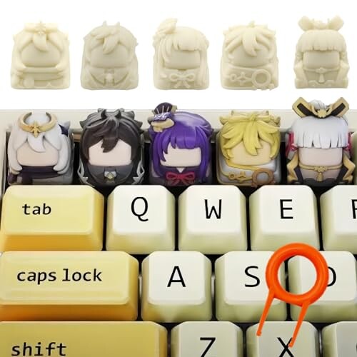 Bailanteバイランデ キーキャップ カスタムゲームキーキャップ ハンドメイド Switchメカニカルキーボードのキーキャップ パンダ柄 かわいい ほとんど...