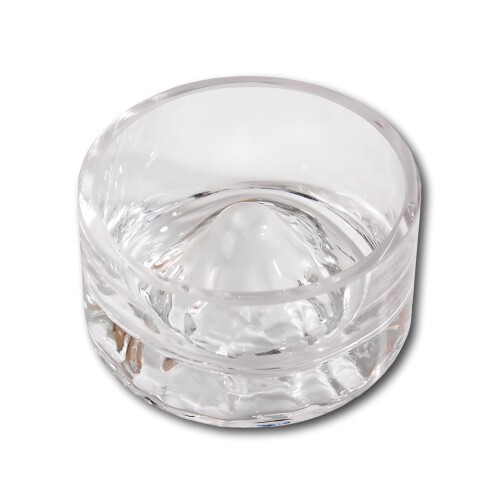 ENN LLC ハムスター ウォーターボウル クリスタルガラス 富士山形 (クリア)