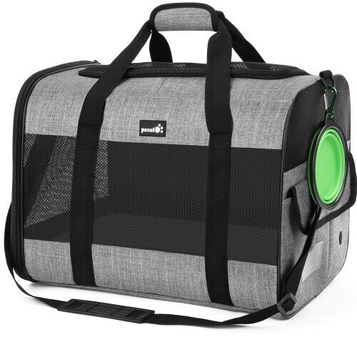 Pecute 猫 キャリー バッグ 手提げ キャリー ショルダー ペット キャリーバッグ 猫 ウサギ 小型犬 小動..