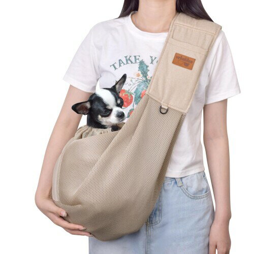 Vrbabies ペットスリング 抱っこ紐 犬猫兼用 犬 スリング 夏用 犬 抱っこ紐 小型犬 キャリーバッグ 飛..