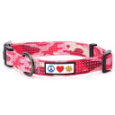 Pawtitas Reflective Collar XS Pink ペット柔らかい訓練の調節可能な反射ステッチの子犬/犬の首輪 特大 ピンク迷彩