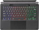 ペンホルダー付き Surface Pro11/Surface Pro10/Pro9/Pro8/ProX バックライトキーボード タッチパッド搭載 Bluetooth US英語配列 キーボード 超薄型 充電式 薄型 スリム ワイヤレス サーフェス プロ 8 9 10