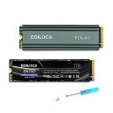 Ediloca EN760 SSD ヒートシンク付き 1TB PCIe Gen4x4 NVMe M.2 2280 PS5動作確認済み 最大読込: 5000MB/s 最大書き:4500MB/s 3D NAND TLC 内蔵SSD ダイナミック SLC キャッシュ メーカー5年保証