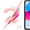 タッチペン 対応iPad ペンシル スタイラスペン 対応iPad第9/10世代/11世代 (A16) アップルペンシル 超高感度/電量表示/傾き感知/パームリジ...