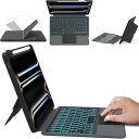 iPad Pro 13インチ キーボード ケース 縦置き 横置き タッ...(2)