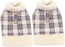 Coehaopike 2 枚入 犬服 秋冬 犬 洋服 ペット 服 パピーサイズ有 犬の服 秋 冬 子犬服(XS-XXL)ふわふわフリースベスト ノースリーブ タンクトップ 犬 猫 防寒 暖かい かわいい 犬 コート服 牽