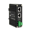 Steloproad産業用ギガビットPoE++インジェクター48V DC PoE ++ 95W 最大100メートル出力DINレールマウント硬化ハイパワーPoEアダプター-40°C~80°CIP40
