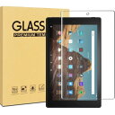 TRkin FOR Fire HD 10 2017 専用強化ガラスフィルム 対応 Fire HD 10 2017 専用液晶保護フィルム 気泡ゼロ 99%高透過率...