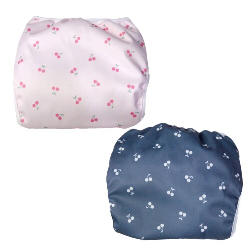 (PetitTailleur) 日本製 おむつカバー 2枚組 80 90 100 マジックテープ 内ベルト 蒸れない ベビー 布お..