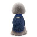 AmzBarley 犬服 秋冬 シャツ 長袖 前開き ボタン型 ふわふわ 暖かい 防寒 保温 厚手 あたたかい 可愛い ドッグウェア 小型犬 中型犬 犬 服 秋...